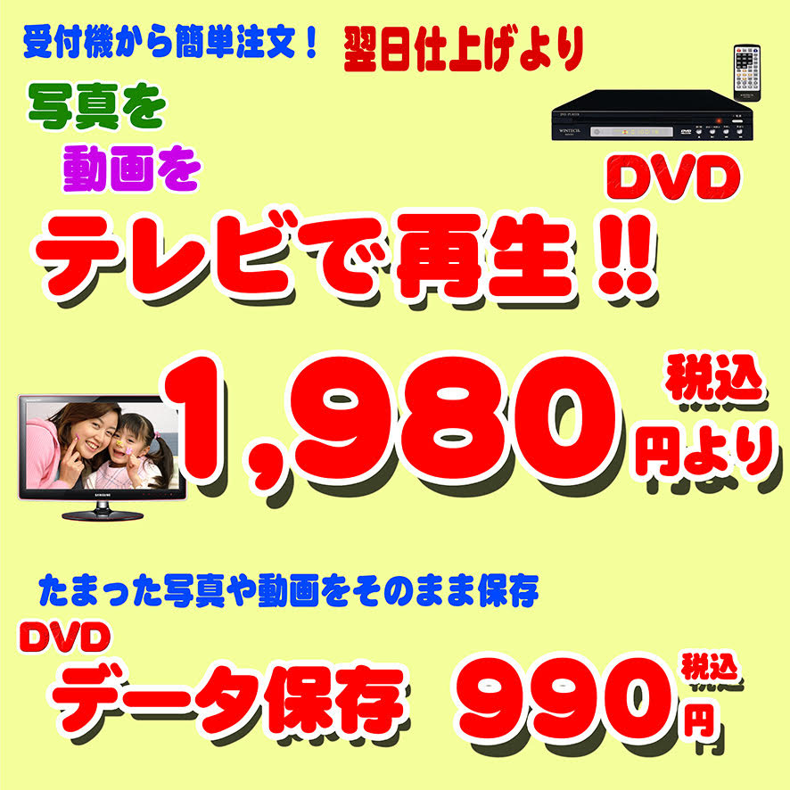 <span class="title">ディスク書き込み/テレビ再生DVD</span>